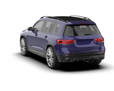 gerçekçi modern araba. 3d oluşturma