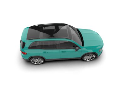 Bir arabanın 3 boyutlu görüntüsü