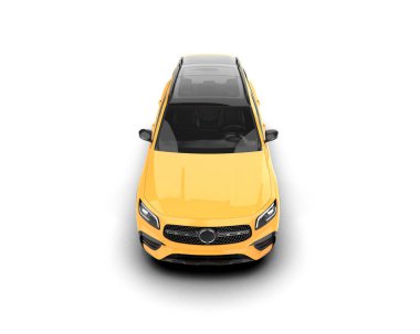 modern lüks araba beyaz arka planda izole edilmiş