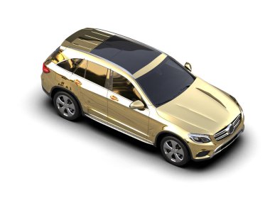 Bir arabanın 3 boyutlu görüntüsü