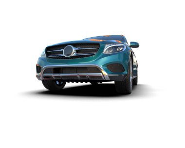 lüks modern araba - 3D görüntüleme