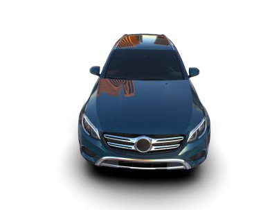 Modern lüks araç hafif bir arka plan üzerinde