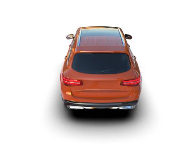 Lüks modern araba - 3D render