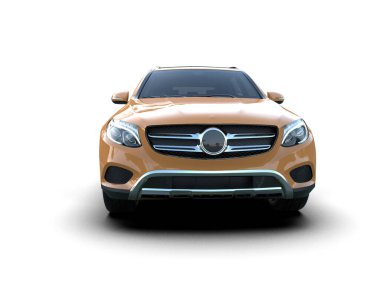 3D araba lüks iş konsepti