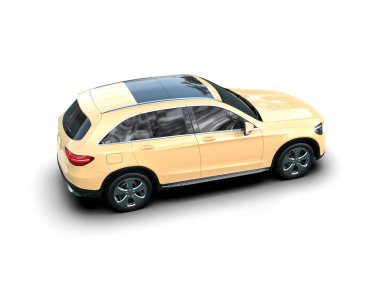 Daha az genel bir konsept arabanın 3 boyutlu çizimi