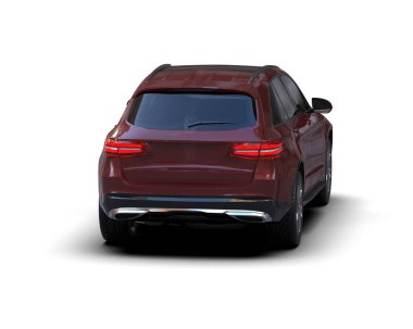 Beyaz arkaplandaki araba