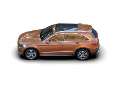 Beyaz arkaplandaki araba