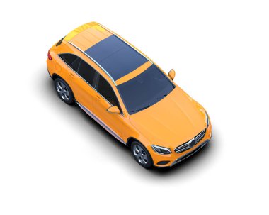 turuncu modern iş arabası