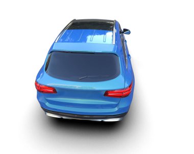 beyaz üzerine araba kenarı görünümü