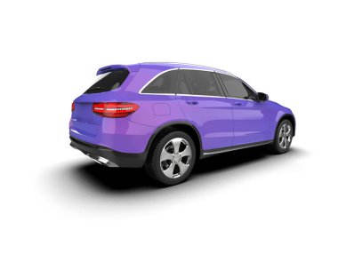 mor modern SUV arabası