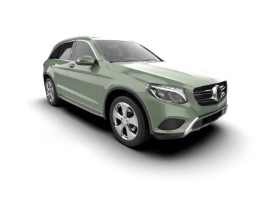 beyaz arka planda modern lüks araba.