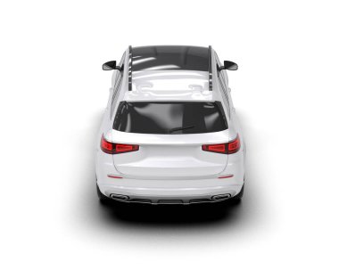 beyaz modern araba - arka plan