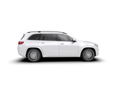 modern beyaz lüks araba