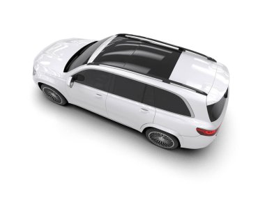 Tasarımınız için boş alanı olan siyah lüks araba.