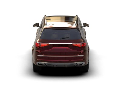 Siyah SUV beyazda izole edildi