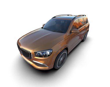 3 boyutlu bir araba.