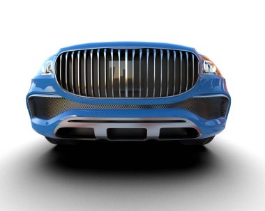 Araba beyaz arka planda izole edilmiş. araba.