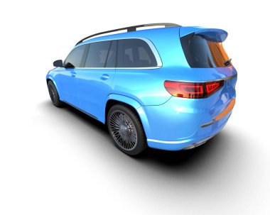 - Araba. beyaz arkaplanda izole edilmiş