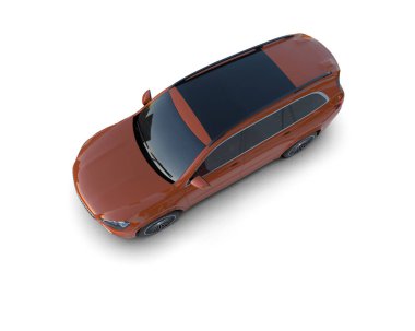 Siyah arkaplanı olan 3 boyutlu bir araba..