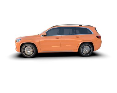 Beyaz arka plan üzerinde izole araç sedan