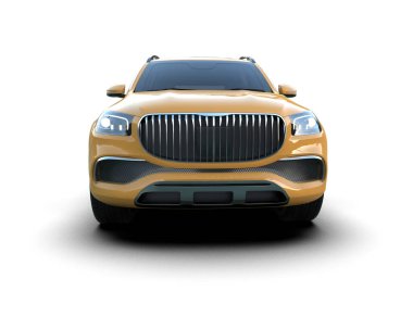 Beyaz arkaplandaki araba