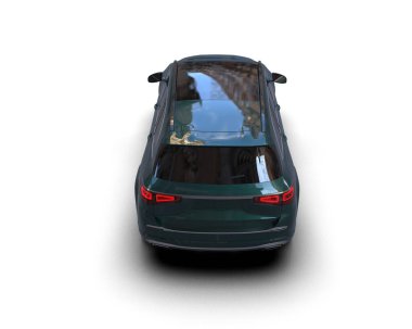 modern şehir arabası izole