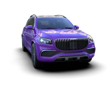 Daha az genel bir konsept arabanın 3 boyutlu çizimi