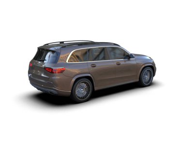 Gri bir arka plan üzerinde araç