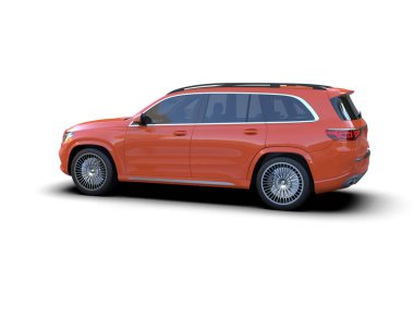 modern araba tasarım için kırpma yolu ile arka planda izole