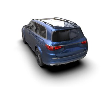 Siyah arkaplanda bir araba.