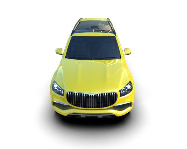 Lüks araba modern araba - ön manzara