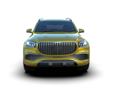 modern lüks sarı araba