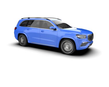 modern suv. 3d oluşturma.