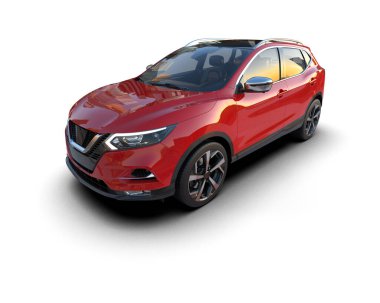 kırmızı lüks modern araba