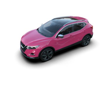 Arka planda modern şehir arabası