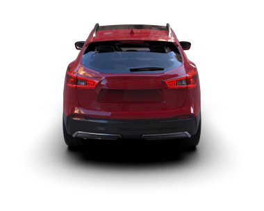 Siyah spor araba yan görünüm