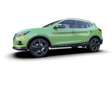Modern SUV arabası - 3D görüntüleme