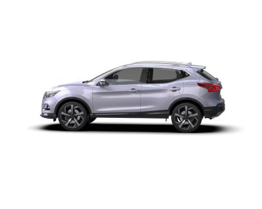 modern SUV arabası - yan görünüm