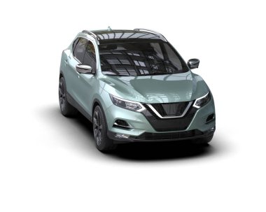 şehir açılı modern SUv