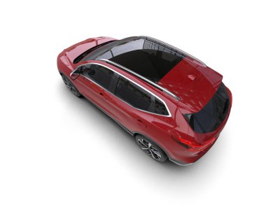 Stüdyo ortamında daha az genel bir markanın 3 boyutlu çizimi beyaza izole edilmiş.