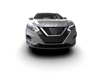 modern lüks araba beyaz arka planda izole edilmiş kırpma yolu ile - d