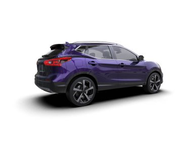 beyaz arka planda modern araba.