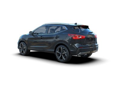 modern araba arka planda