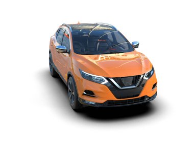 araba modern konsept. 3d oluşturma