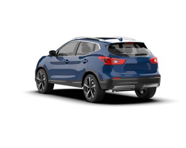 Modern SUV - modern aile jipi - arkadan görünüm