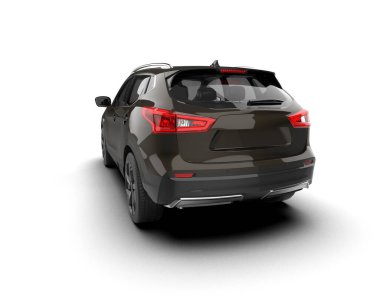 beyaz üzerine araba kenarı görünümü