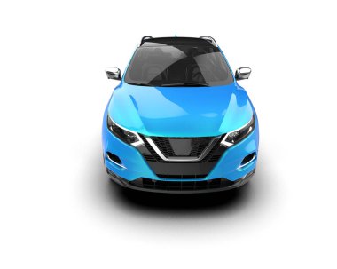 modern araba arka planda 3 boyutlu görüntüleme ile izole edildi -