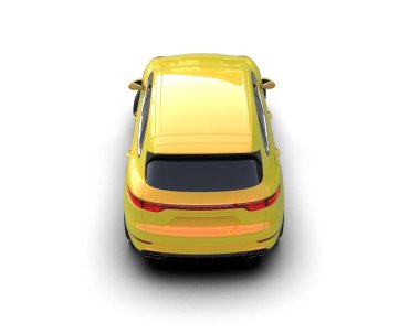 modern araba hafif arka planda izole edilmiş