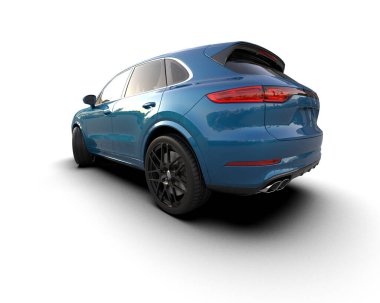 Modern lüks spor sedan. 3 Boyutlu Hazırlama