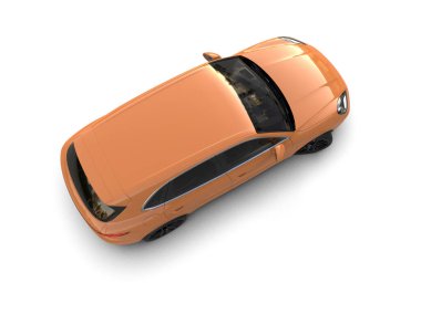 modern araba 3D görüntüleme